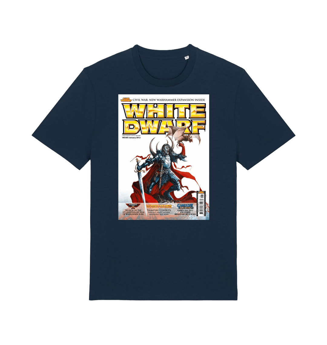 French Navy Printed T-shirt Front